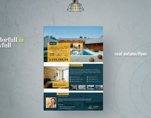 Cool Real Estate Flyer