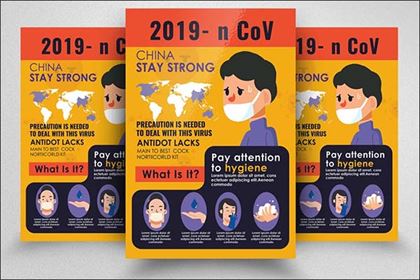 Corona Virus Prevention Flyer Design