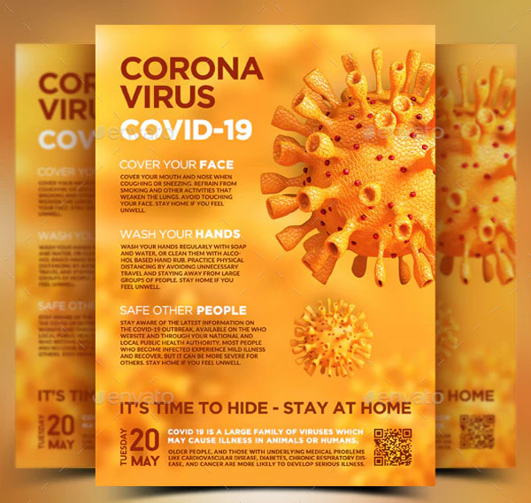 Coronavirus Flyer Templates