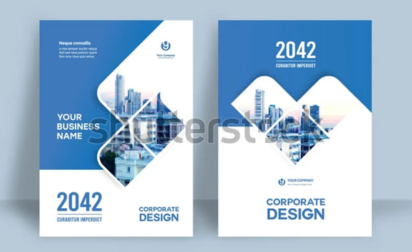 Corporate Book Cover Printable Design