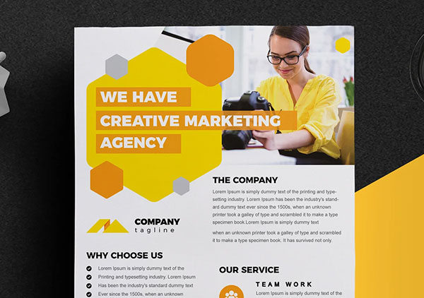 Corporate Business Advertising Flyer Template