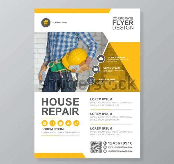 Corporate Construction Flyer Templates