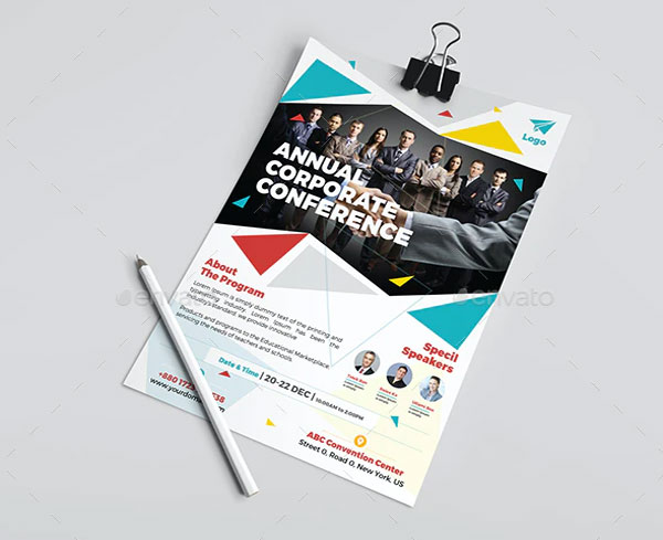Corporate Event Summit Conference Flyer