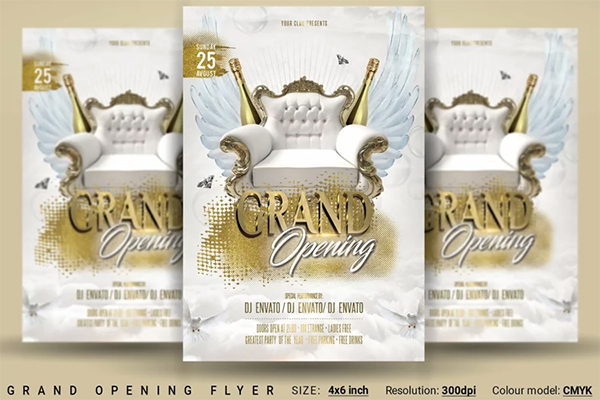 Corporate Grand Opening Flyer
