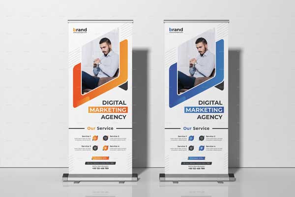 Corporate Rollup Banner PSD Design