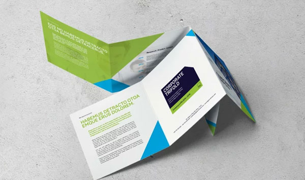 Corporate Square Trifold Brochure