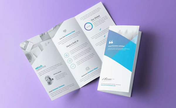 Corporate Trifold Brochure Design Template