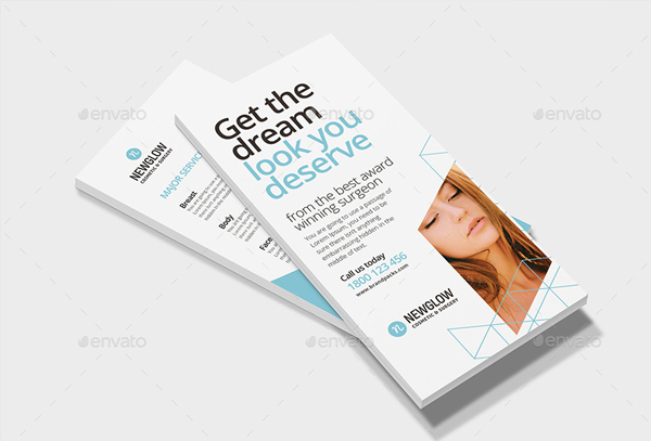 Cosmetic Rack Card Template