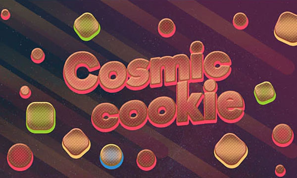 Cosmic Cookies Photoshop Text Styles