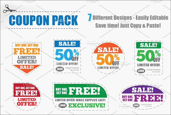 Coupon Pack Template