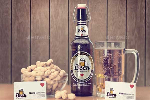 Craft Beer Package & Branding Ad Mock-up