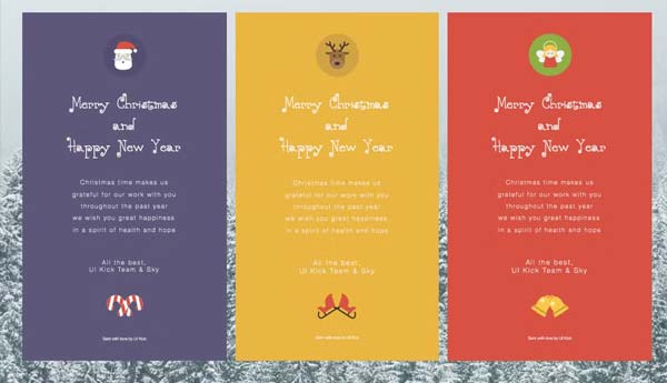 Creative Christmas Email Templates