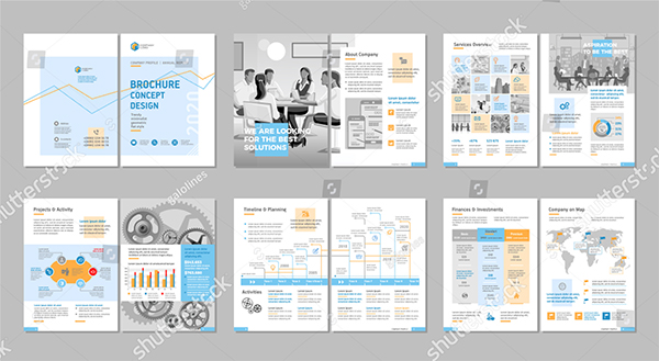 Creative Design Brochure Templates
