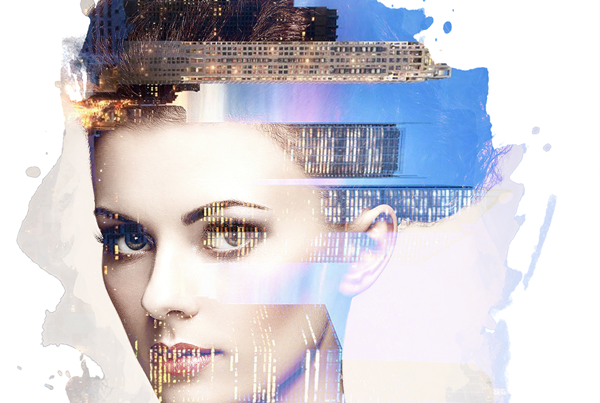 Creative Double Exposure PSD Actions Template