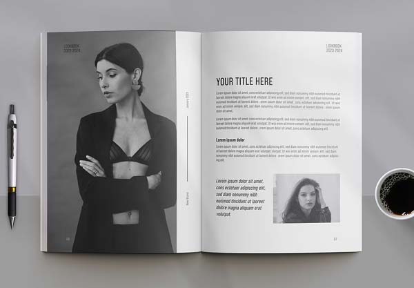 Creative Fashion Lookbook Template