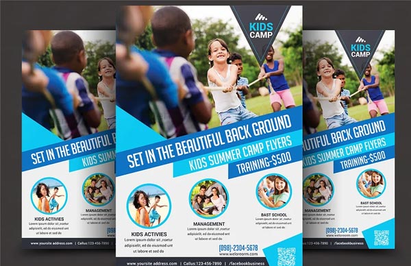Creative Kids Summer Camp Flyer