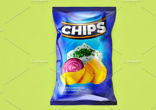Creative Realistic Pouch Mock-Up