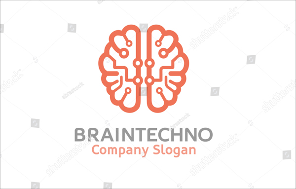 Creative Smart Brain Technology Logo Design