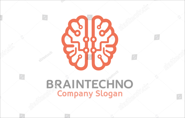 Creative Smart Brain Technology Logo Design