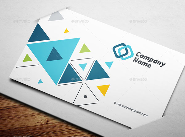 Creative Triangle Business Card Template
