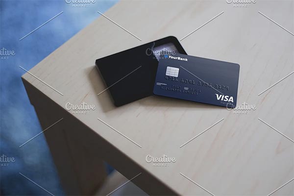 Credit Card PSD Mockup Design
