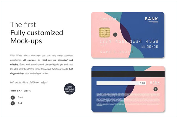 Credit Cards Mockups Generator