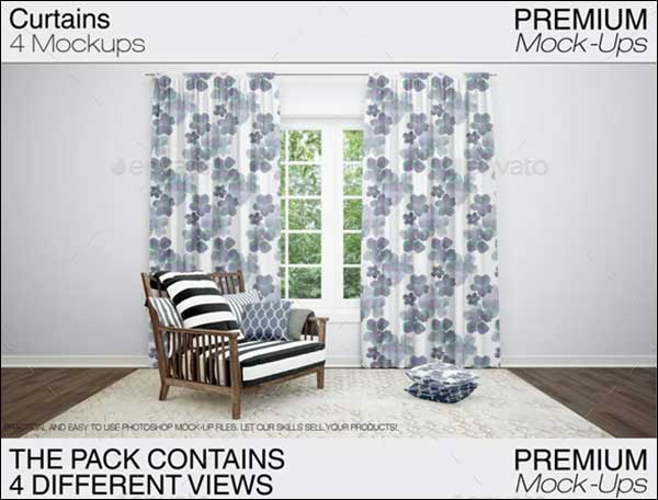 Curtains Mockup Pack