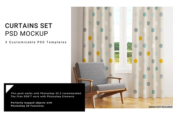 Best Curtains Mockup Set