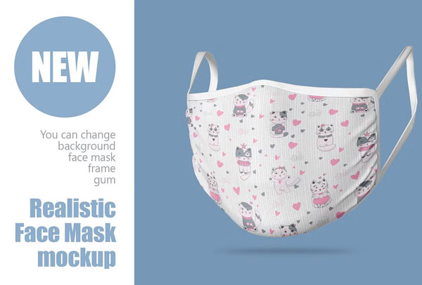 Custom Face Mask Mockup