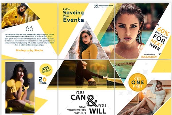 Customizable Best Instagram Puzzle Templates