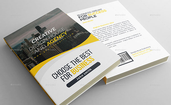 Customizable Business Book Cover PSD Templates