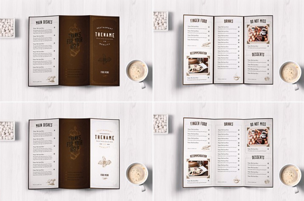 Customize Food Menu Design Templates