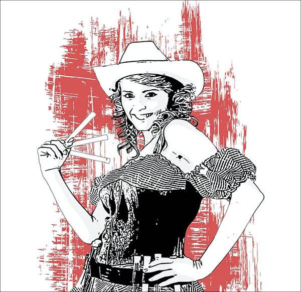 Customize Vector Art Photoshop Action