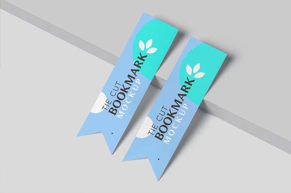 Cut Bookmark Mockups
