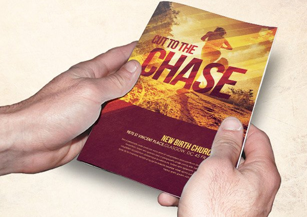 Cut to the Chase Church Program Bulletin