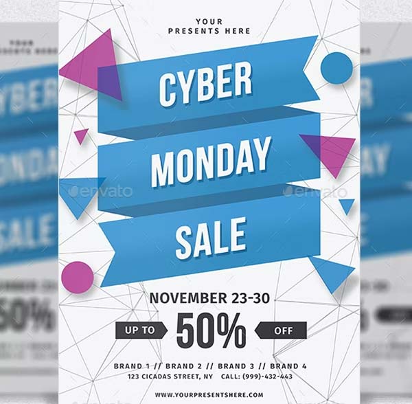 Cyber Monday Event Flyer and Poster