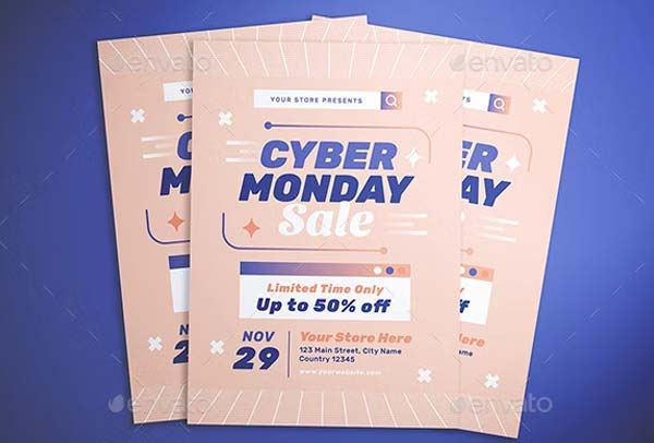 Cyber Monday Event Sale Flyer