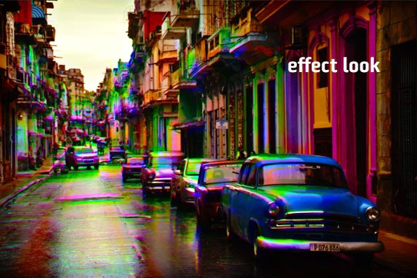 Cyberpunk Neon Photoshop Action