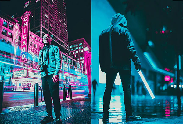 Cyberpunk Photography PS Actions