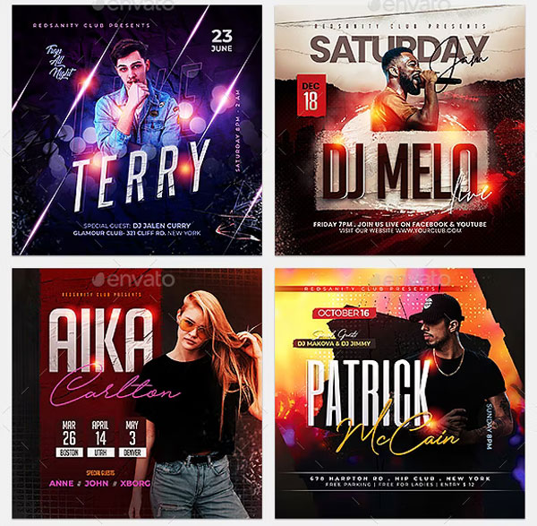 DJ And Club Party Instagram Template