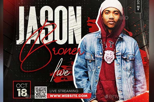 DJ Concert Flyer Design