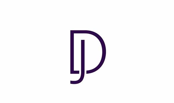 DJ Logo Design Vector