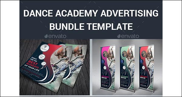 Dance Academy Advertising Bundle Template