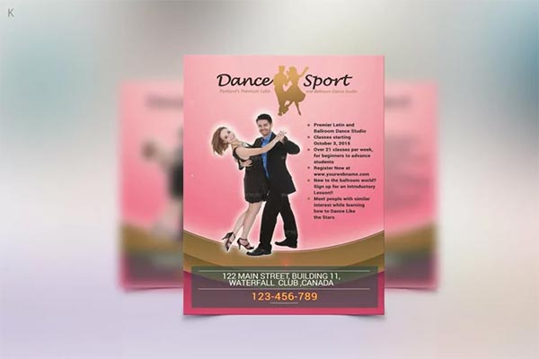 Dance Sport Flyer Template