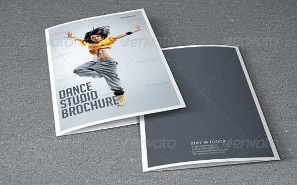 Dance Studio Bifold Brochure Template