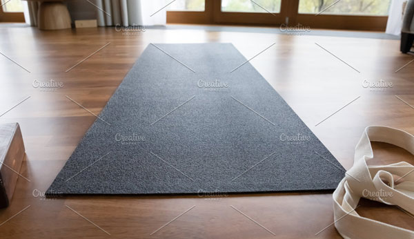 Dark Grey Yoga Mat
