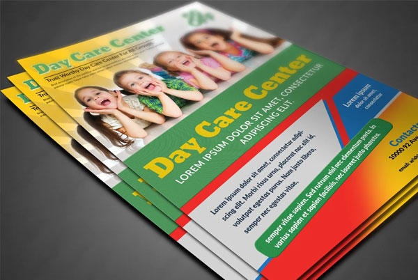 Daycare Flyer Design Template