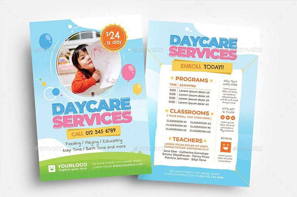 Daycare Flyer Templates