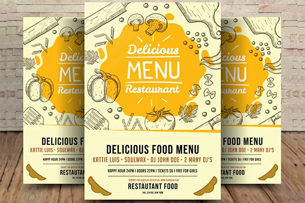 Delicious Food Brochure Template