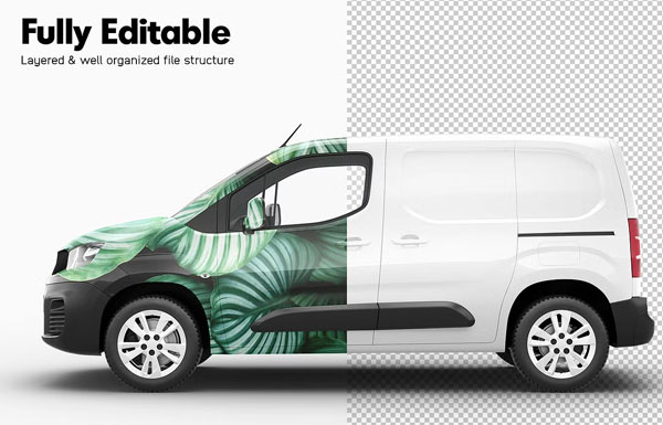 Delivery Best Car Mockups